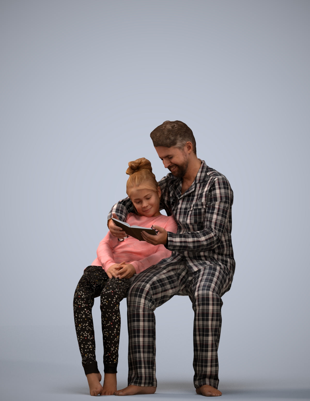 photogrammetry 3D girl kids, realistic human model archviz FBX