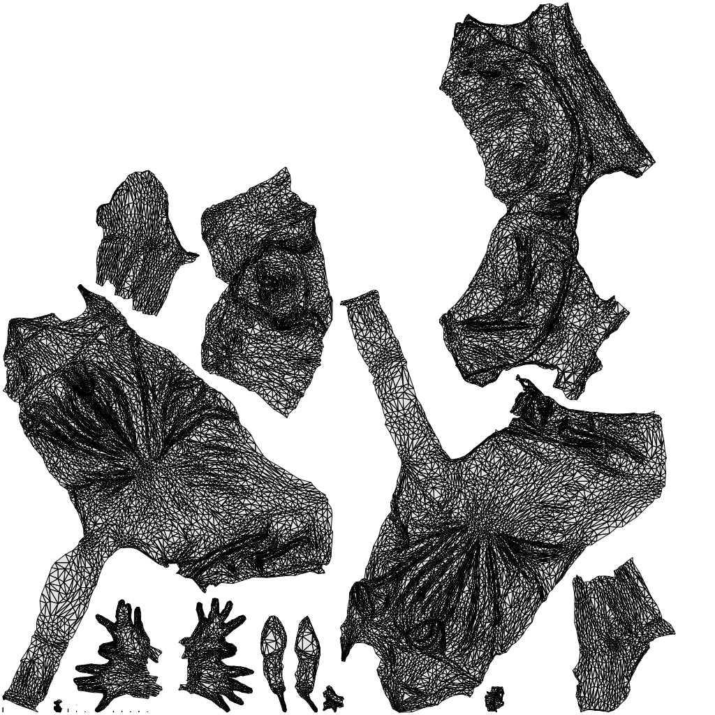 3D human model woman casual business, photogrammetry scanned person for archviz, wireframe top-down view