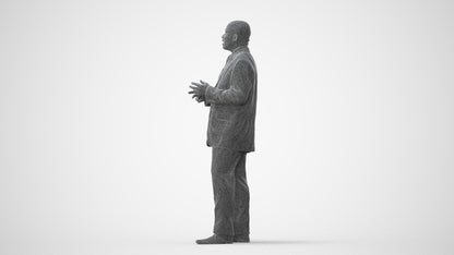 realistic 3D person business shopping, scanned archviz people for Blender and 3ds Max, square thumbnail