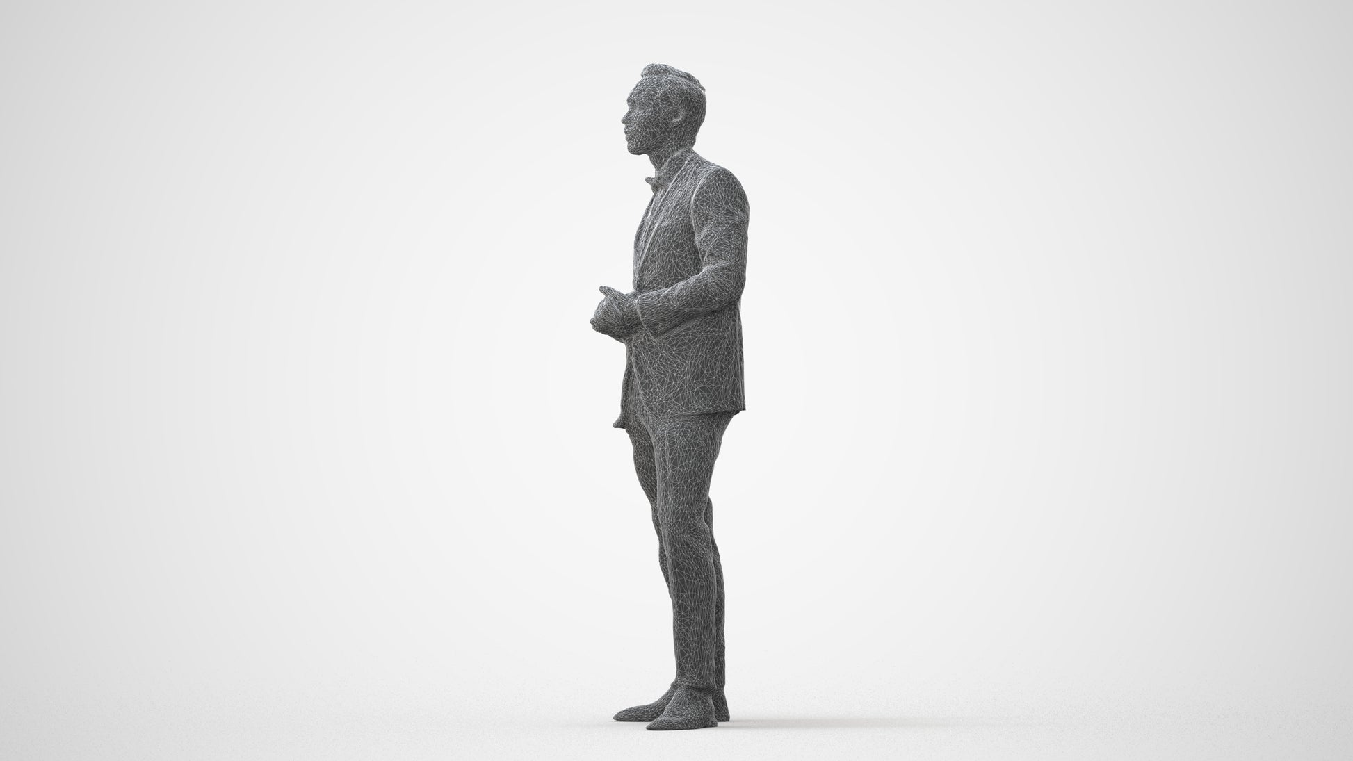 realistic 3D people man formal formalaffairs, render-ready for V-Ray and Corona, FBX OBJ, square thumbnail