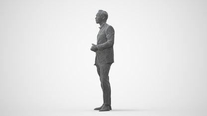 realistic 3D people man formal formalaffairs, render-ready for V-Ray and Corona, FBX OBJ, square thumbnail