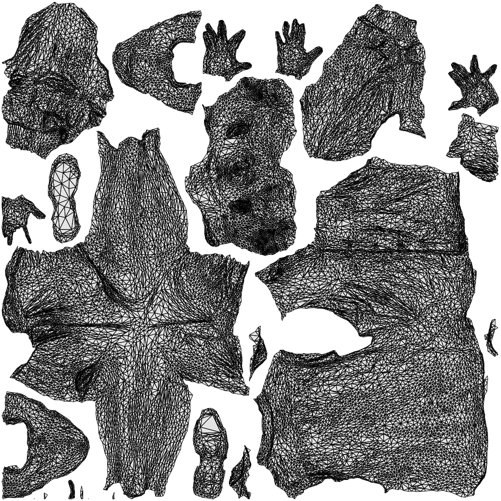 scanned 3D man casual walking, photogrammetry people for Enscape and V-Ray, wireframe top-down view