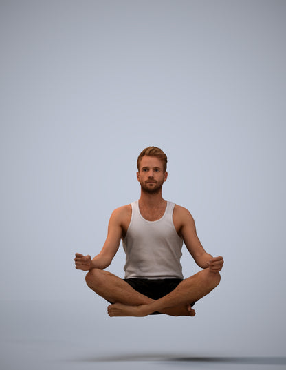 realistic 3D people man sport, render-ready for V-Ray and Corona, FBX OBJ