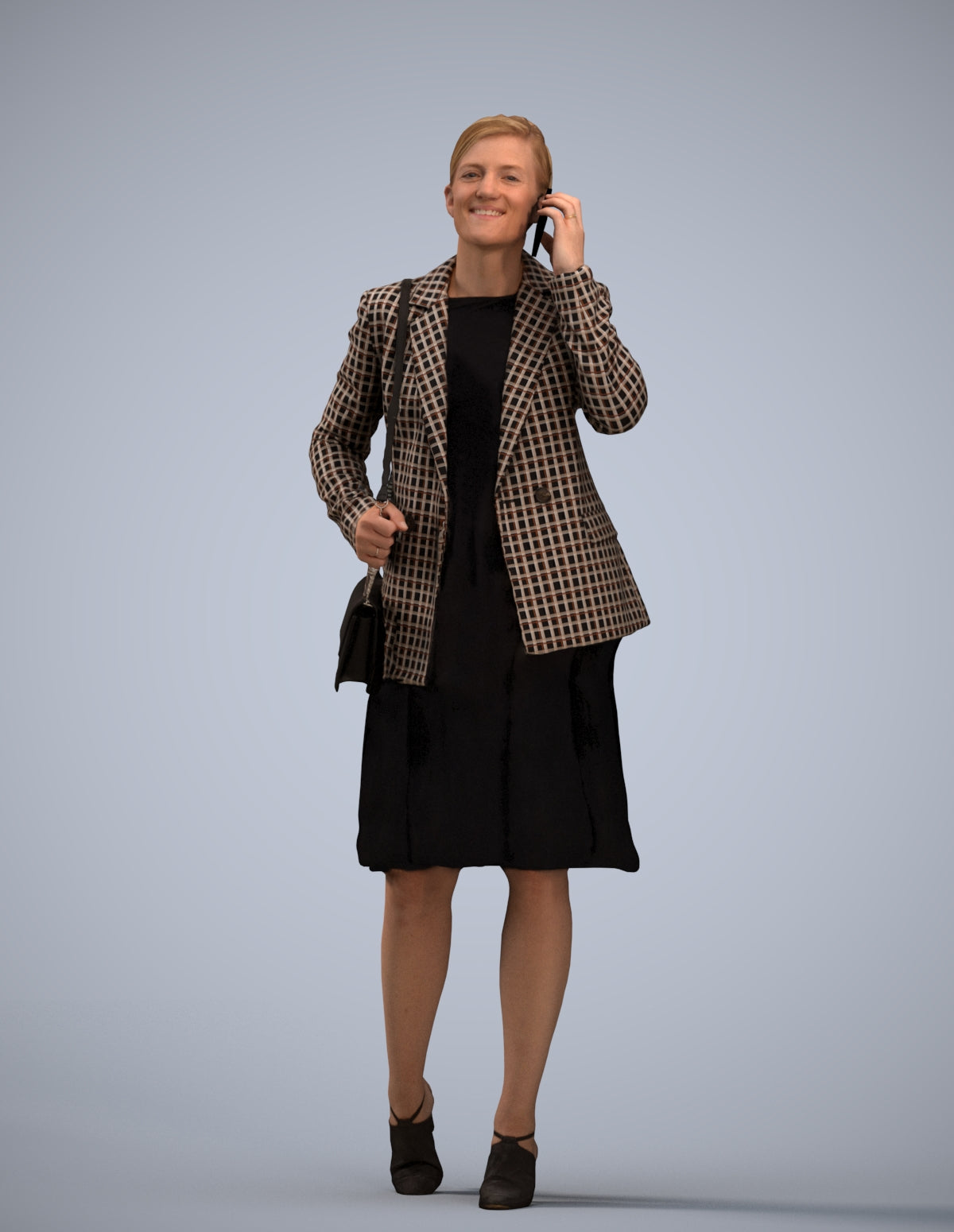 photogrammetry 3D woman business, realistic human model archviz FBX