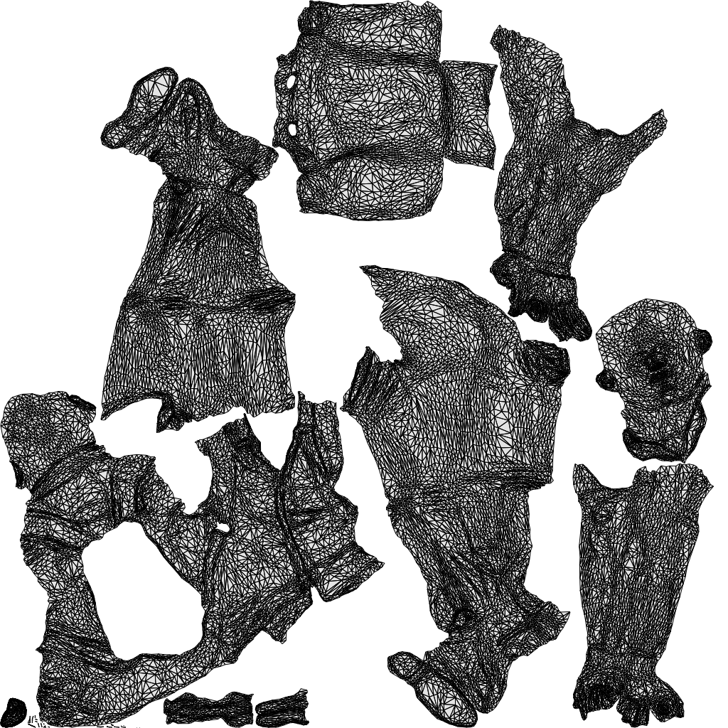 photogrammetry 3D man business cycling, realistic human model archviz FBX, wireframe top-down view