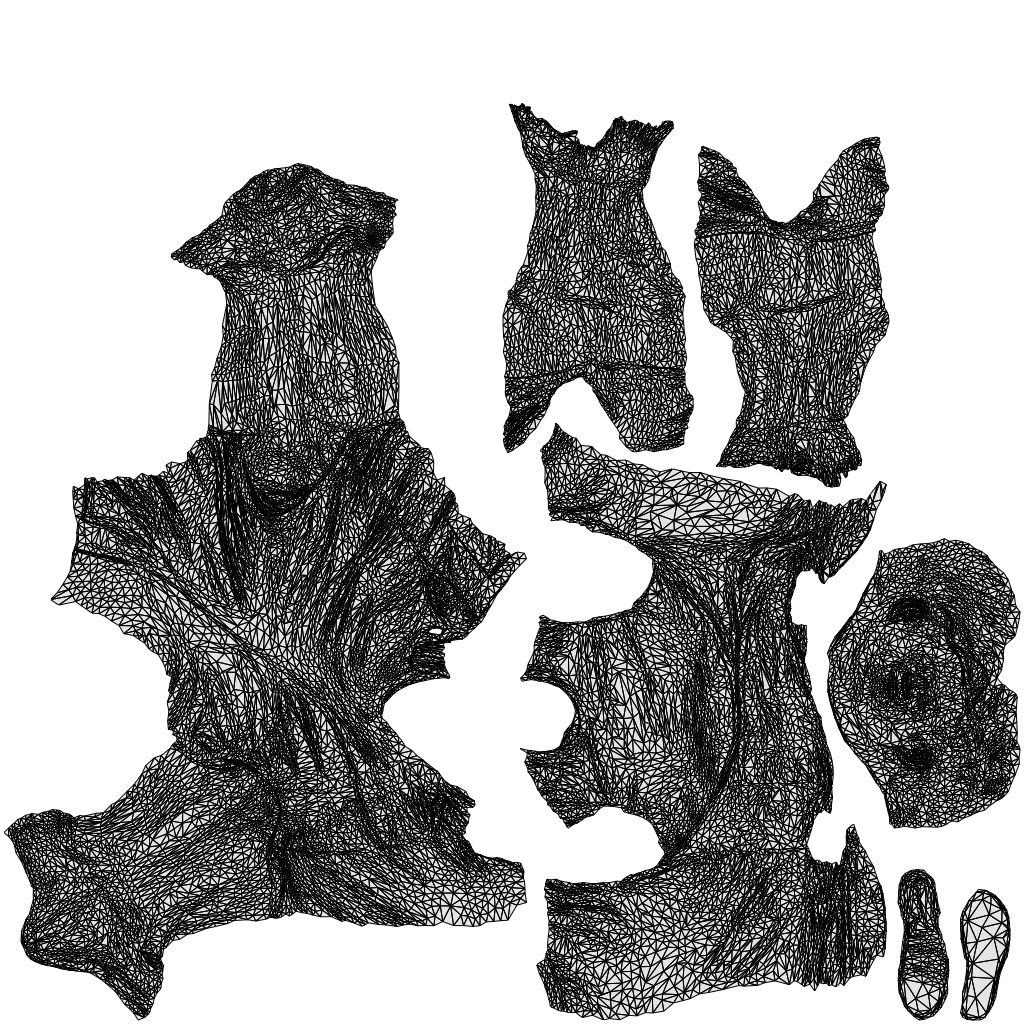 3D human model man sport, photogrammetry scanned person for archviz, wireframe top-down view