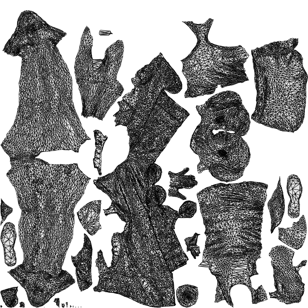 3D human model girl sport, photogrammetry scanned person for archviz, wireframe top-down view