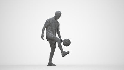 scanned 3D man sport, photogrammetry people for Enscape and V-Ray, wireframe back view