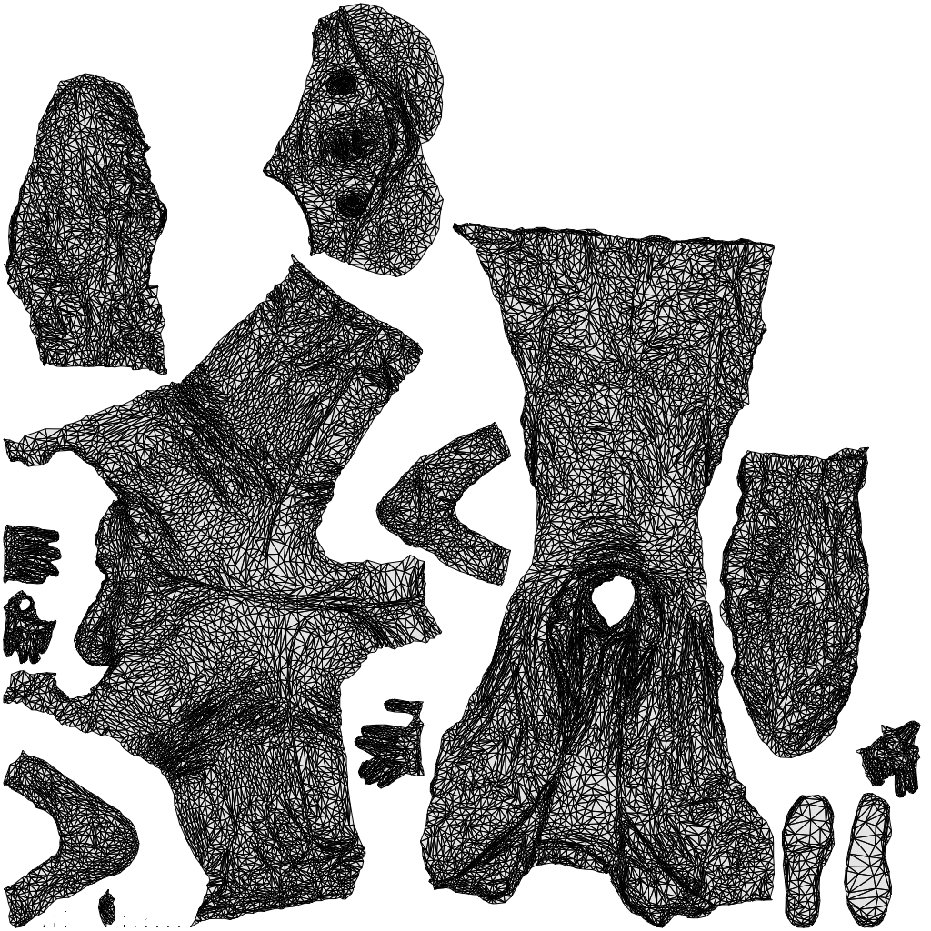 photogrammetry 3D man casual walking, realistic human model archviz FBX, wireframe top-down view