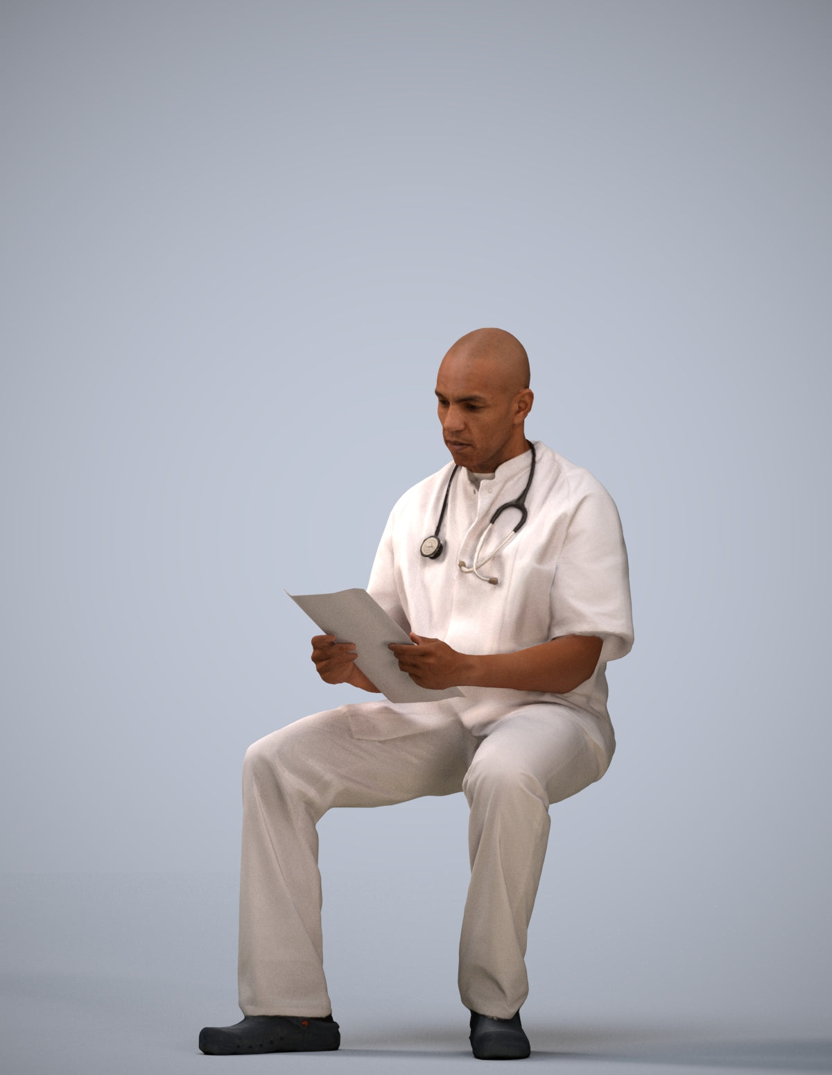 photogrammetry 3D man medical, realistic human model archviz FBX