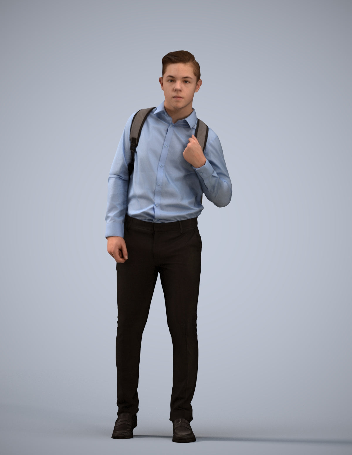 realistic 3D people boy kids, render-ready for V-Ray and Corona, FBX OBJ