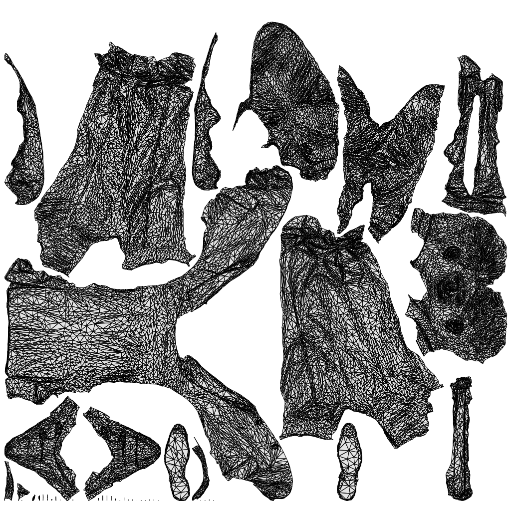 realistic 3D people man business, render-ready for V-Ray and Corona, FBX OBJ, wireframe top-down view