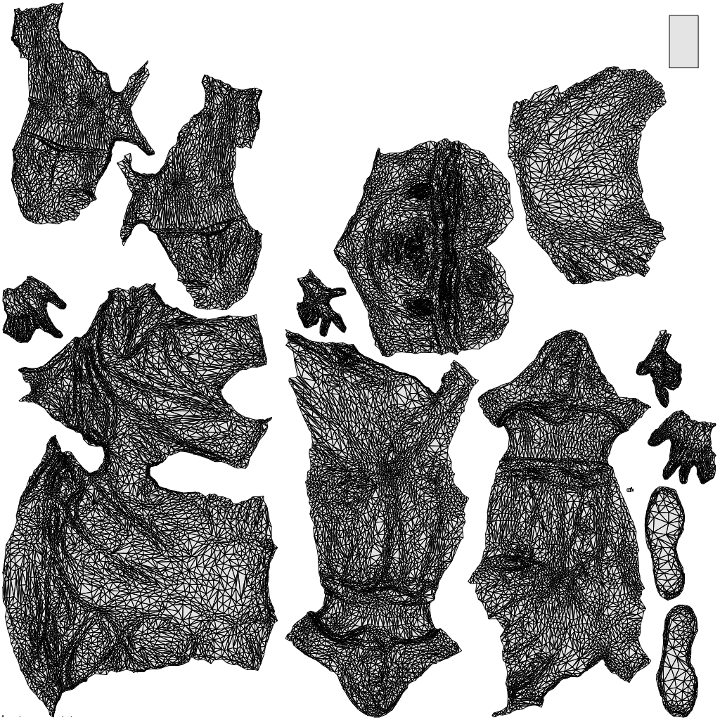 realistic 3D people man casual sitting, render-ready for V-Ray and Corona, FBX OBJ, wireframe top-down view