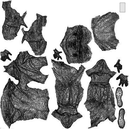 realistic 3D people man casual sitting, render-ready for V-Ray and Corona, FBX OBJ, wireframe top-down view