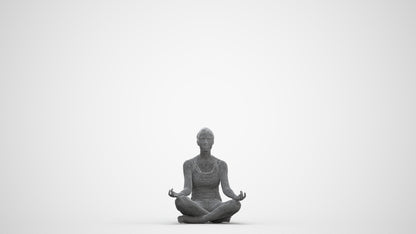 3D people model woman sport, scanned human for 3ds Max rendering, three-quarter front view render