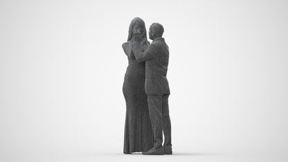 realistic 3D man formal dancing, scanned archviz people for Blender and 3ds Max, square thumbnail
