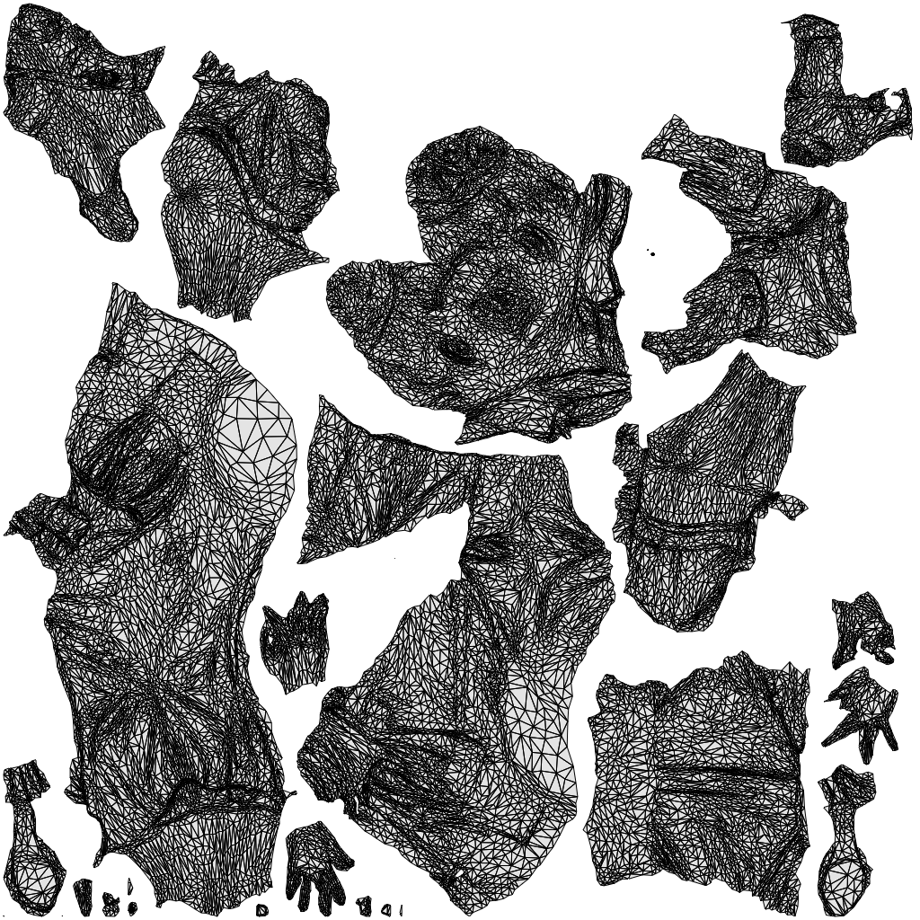 photogrammetry 3D woman formal sitting, realistic human model archviz FBX, wireframe top-down view