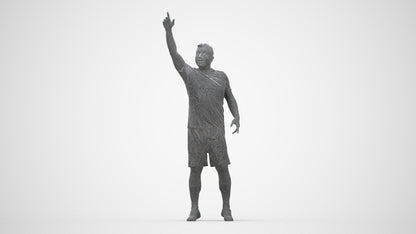 realistic 3D man sport, scanned archviz people for Blender and 3ds Max, wireframe back view