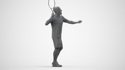 3D scanned man sport, photorealistic archviz people for Enscape and SketchUp, wireframe side view