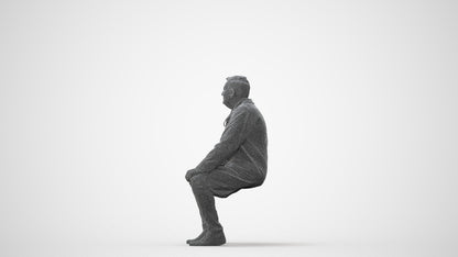 3D scanned man medical, photorealistic archviz people for Enscape and SketchUp, square thumbnail