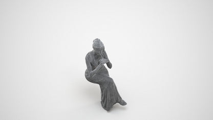 3D people model woman formal formalaffairs, scanned human for 3ds Max rendering, wireframe three-quarter view