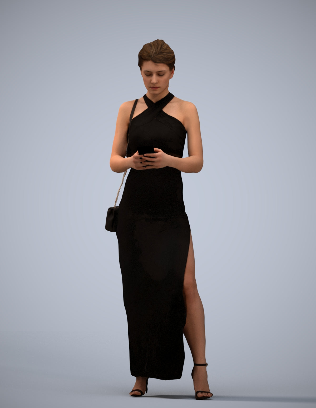 realistic 3D woman formal formalaffairs, scanned archviz people for Blender and 3ds Max