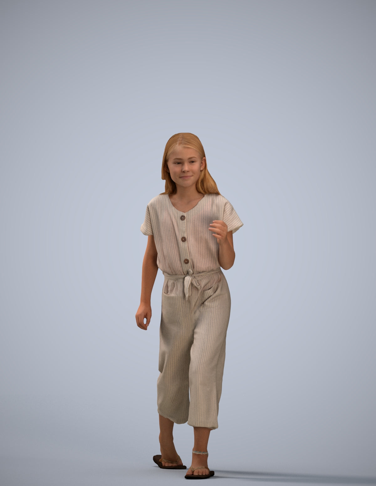 realistic 3D people girl kids, render-ready for V-Ray and Corona, FBX OBJ
