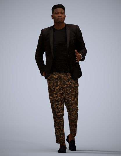 scanned 3D man formal formalaffairs, photogrammetry people for Enscape and V-Ray