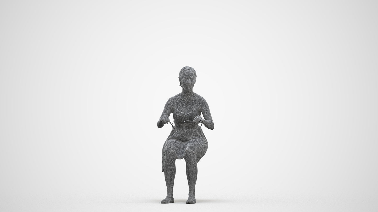realistic 3D human woman formal formalaffairs, archviz people FBX OBJ for Blender, three-quarter front view render