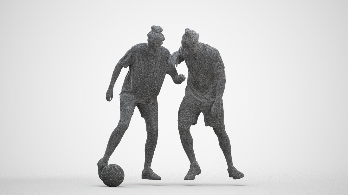 3D scanned woman sport, photorealistic archviz people for Enscape and SketchUp, three-quarter front view render