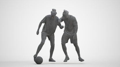 3D scanned woman sport, photorealistic archviz people for Enscape and SketchUp, three-quarter front view render