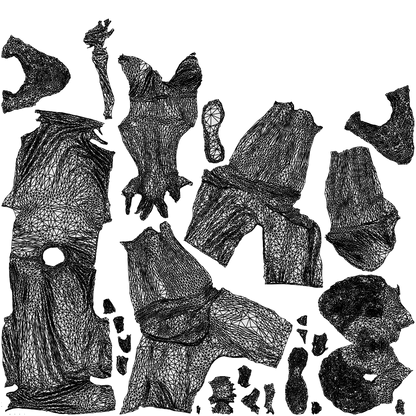 realistic 3D people man sport, render-ready for V-Ray and Corona, FBX OBJ, wireframe top-down view