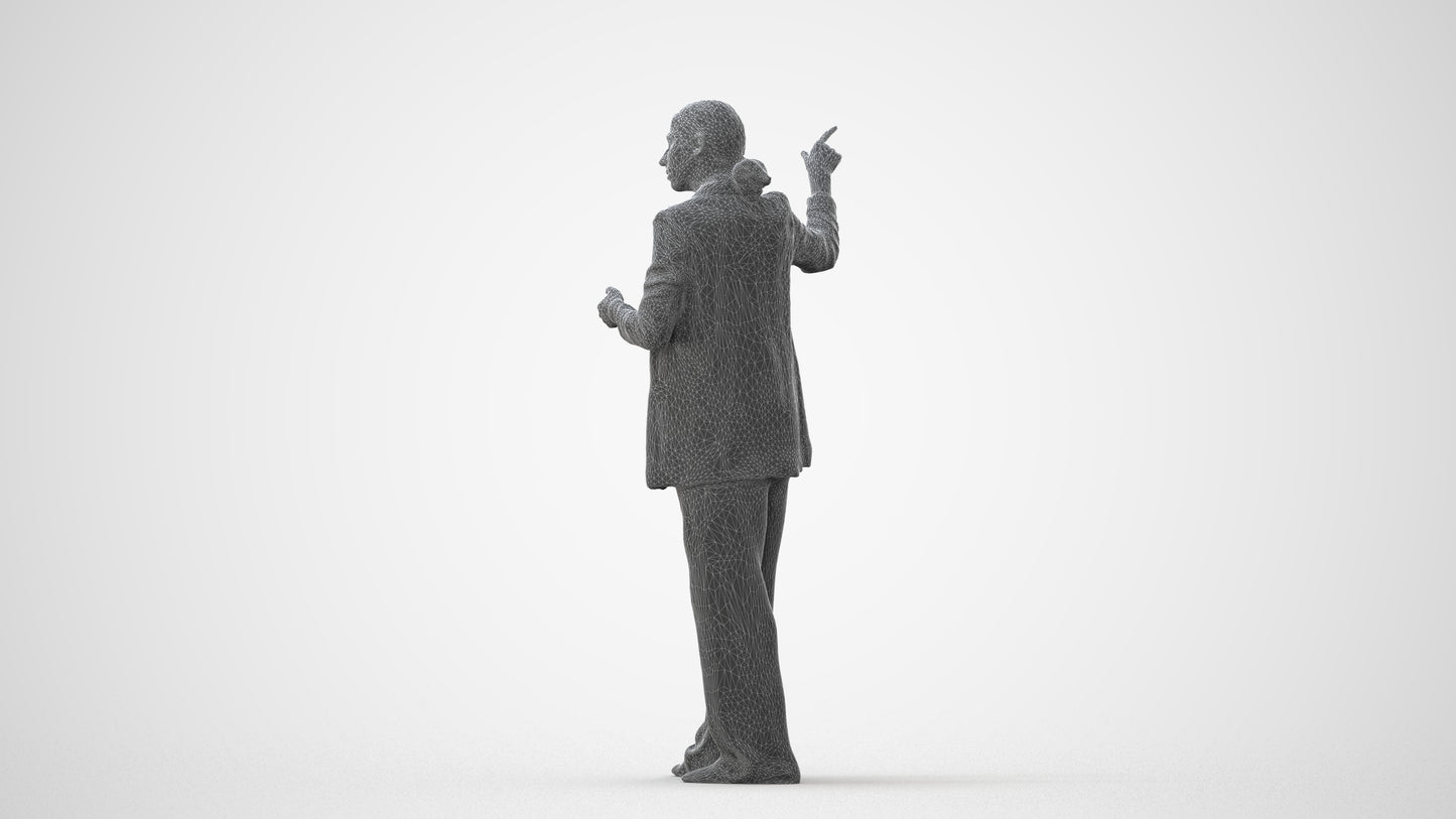 3D scanned woman business, photorealistic archviz people for Enscape and SketchUp, square thumbnail