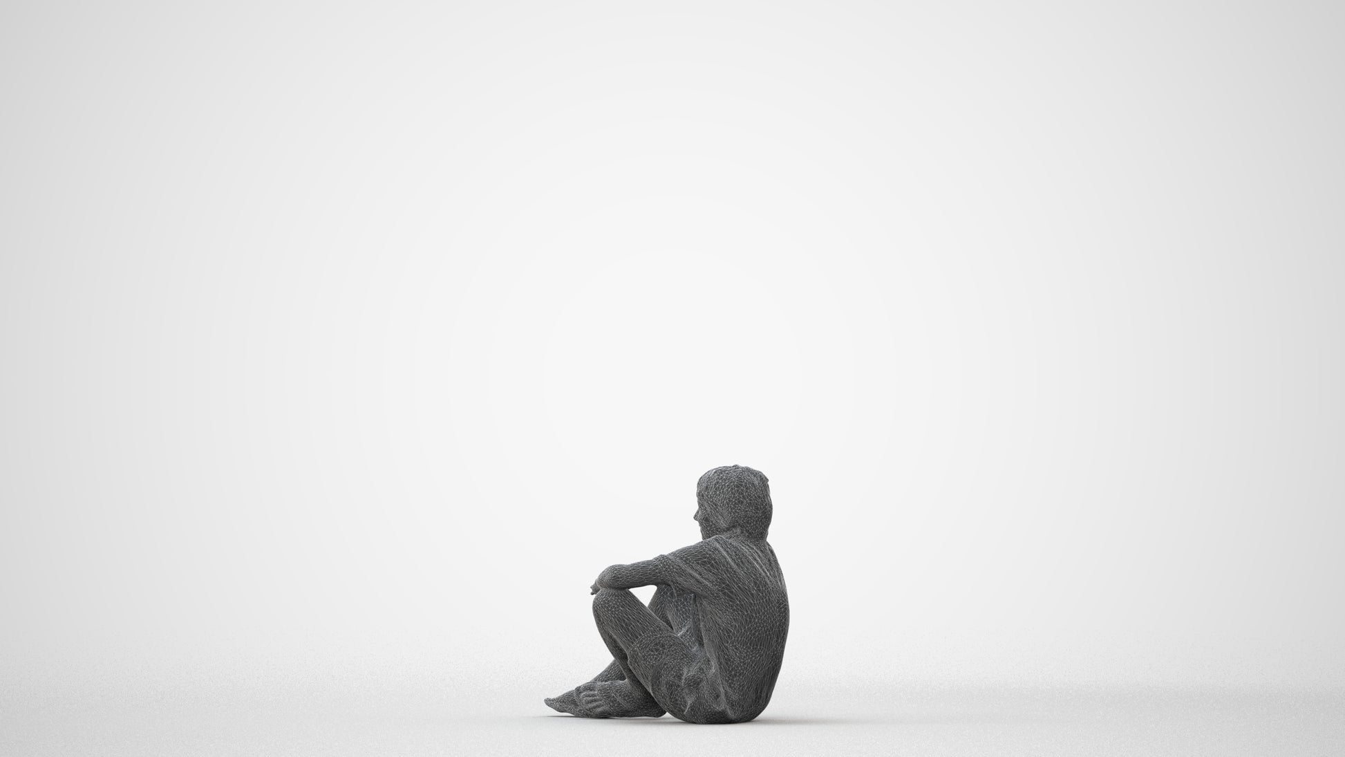 photogrammetry 3D boy kids, realistic human model archviz FBX, square thumbnail