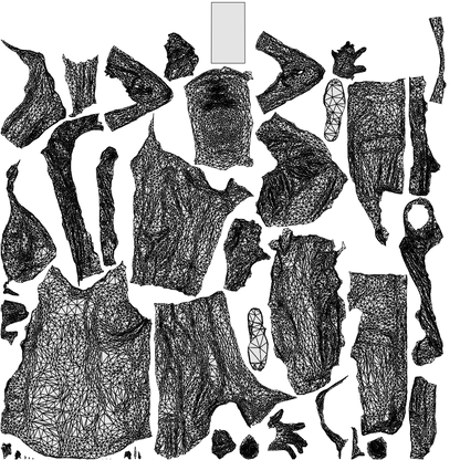 photogrammetry 3D man business standing, realistic human model archviz FBX, wireframe top-down view
