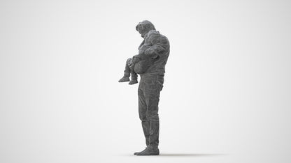 realistic 3D people boy casual kids, render-ready for V-Ray and Corona, FBX OBJ, square thumbnail