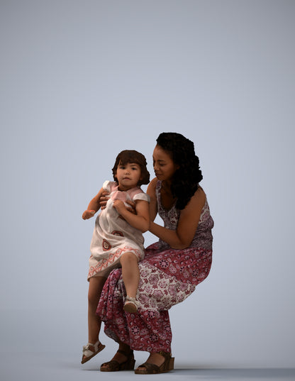 photogrammetry 3D boy casual kids, realistic human model archviz FBX