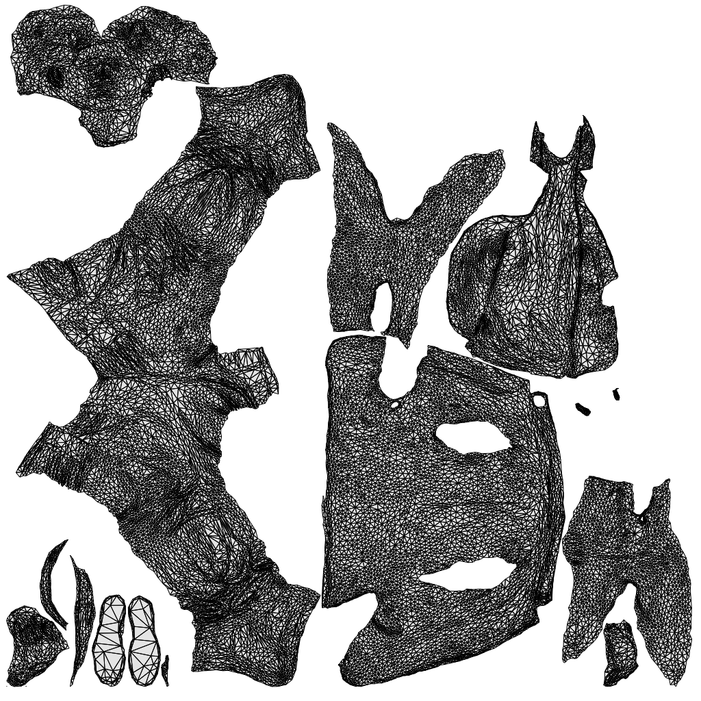 3D people model man casual business, scanned human for 3ds Max rendering, wireframe top-down view