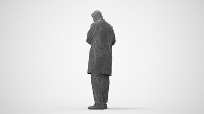 realistic 3D people man medical, render-ready for V-Ray and Corona, FBX OBJ, square thumbnail