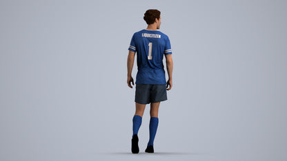 3D scanned man sport, photorealistic archviz people for Enscape and SketchUp, front view render