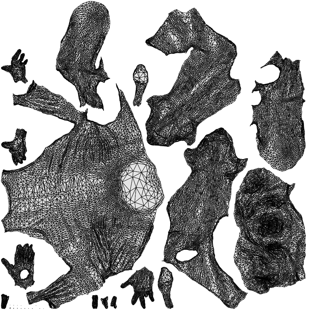 scanned 3D woman casual sitting, photogrammetry people for Enscape and V-Ray, wireframe top-down view