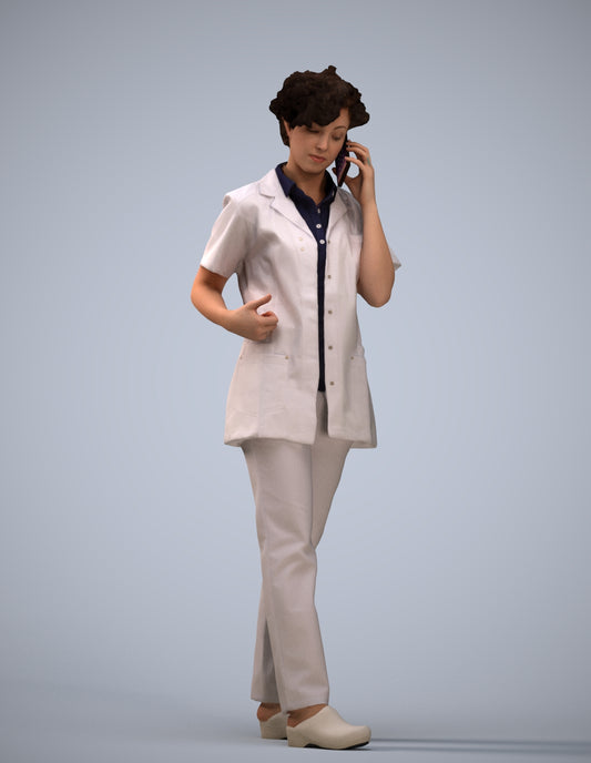photogrammetry 3D woman medical, realistic human model archviz FBX
