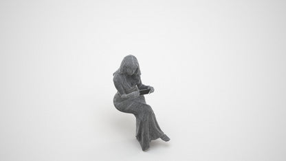 realistic 3D people woman formal formalaffairs, render-ready for V-Ray and Corona, FBX OBJ, wireframe three-quarter view