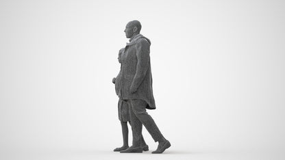 realistic 3D human girl kids, archviz people FBX OBJ for Blender, square thumbnail