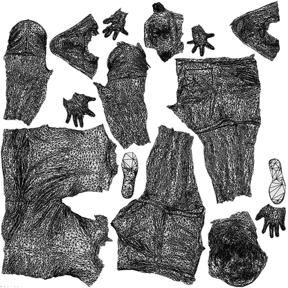 photogrammetry 3D man casual walking, realistic human model archviz FBX, wireframe top-down view