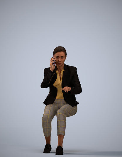realistic 3D people woman business, render-ready for V-Ray and Corona, FBX OBJ