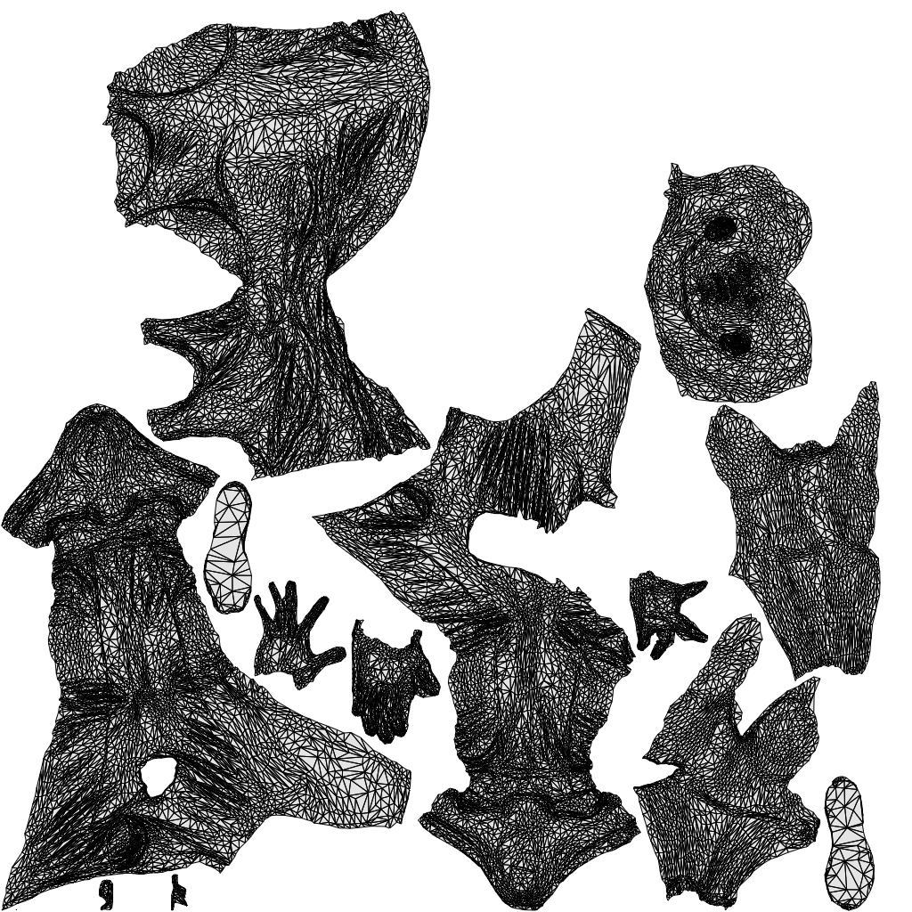 3D human model man casual sitting, photogrammetry scanned person for archviz, wireframe top-down view