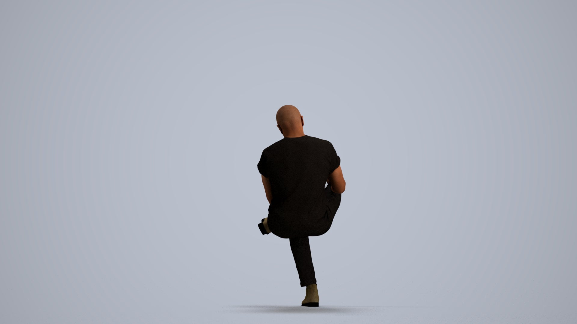 realistic 3D people man casual sitting, render-ready for V-Ray and Corona, FBX OBJ, front view render