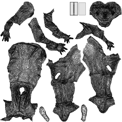 realistic 3D people man casual sitting, render-ready for V-Ray and Corona, FBX OBJ, wireframe top-down view