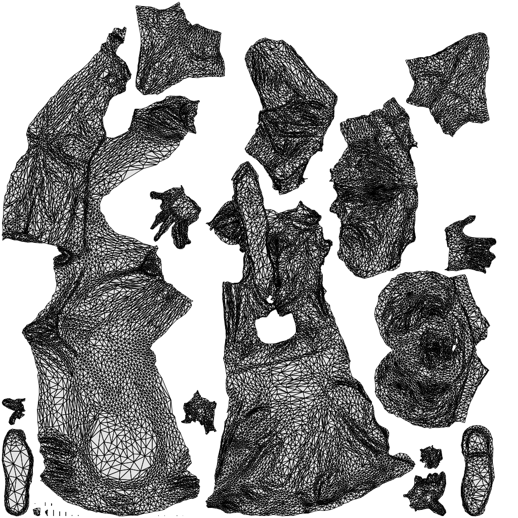 realistic 3D people man business, render-ready for V-Ray and Corona, FBX OBJ, wireframe top-down view